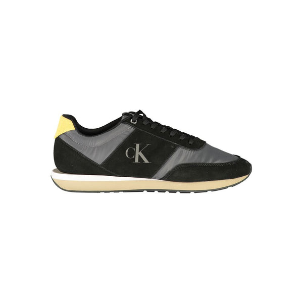 Calvin Klein Athletic Sneaker — Black Polyester