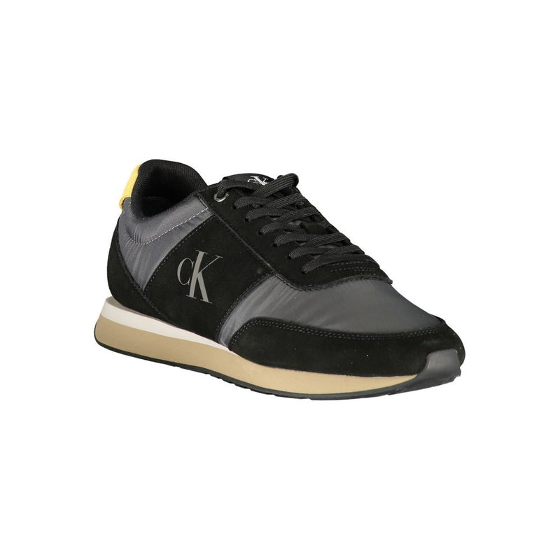 Calvin Klein Athletic Sneaker — Black Polyester