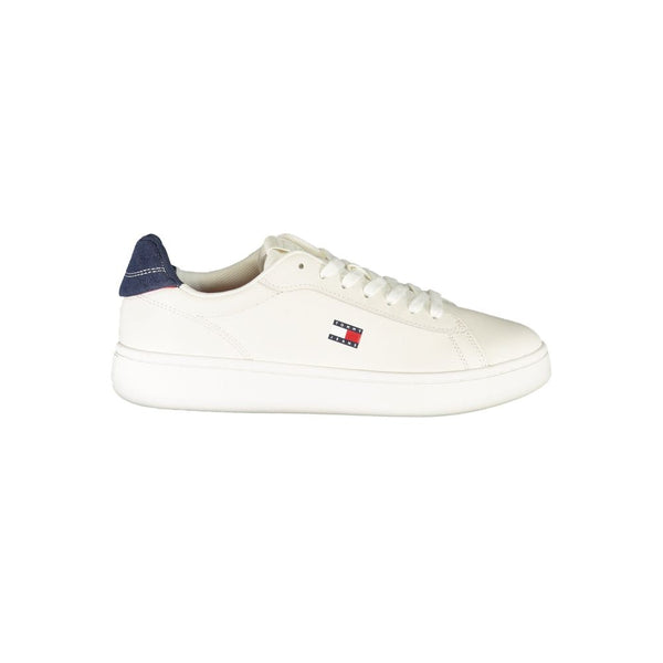 Tommy Hilfiger Athletic Sneaker — White Polyurethane