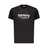 Tommy Hilfiger Crew Neck T-Shirt — Black Cotton
