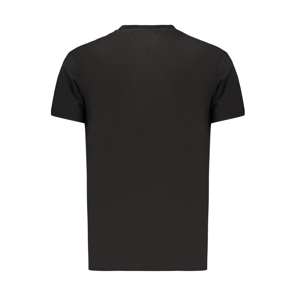 Tommy Hilfiger Crew Neck T-Shirt — Black Cotton