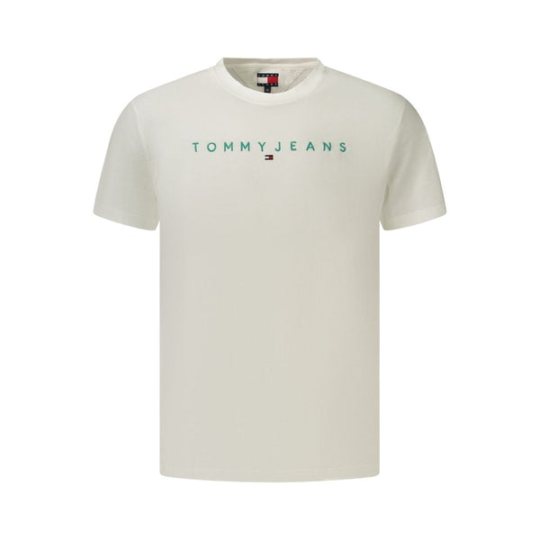 Tommy Hilfiger Crew Neck T-Shirt — White Cotton
