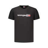Tommy Hilfiger Crew Neck T-Shirt — Black Cotton