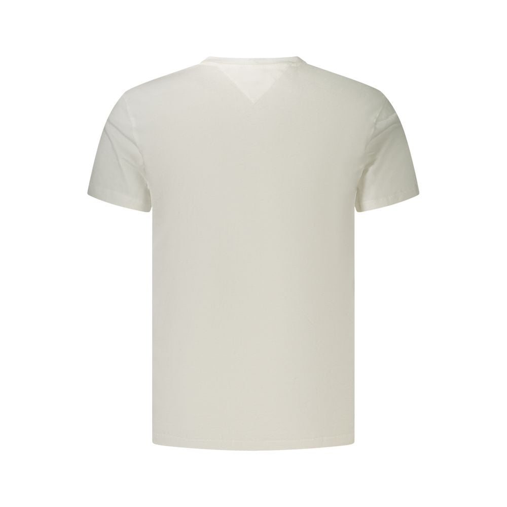 Tommy Hilfiger Crew Neck T-Shirt — White Cotton