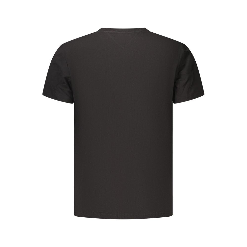 Tommy Hilfiger Crew Neck T-Shirt — Black Cotton