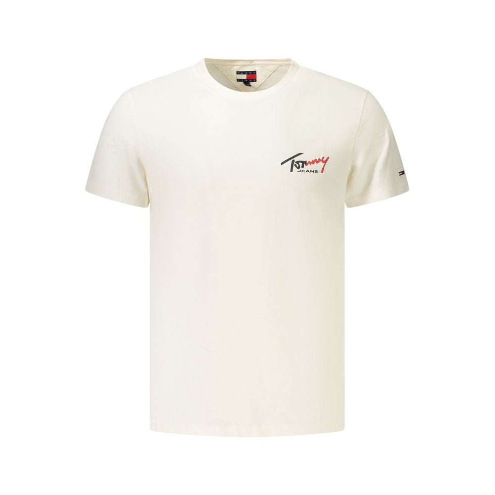 Tommy Hilfiger Crew Neck T-Shirt — White Cotton