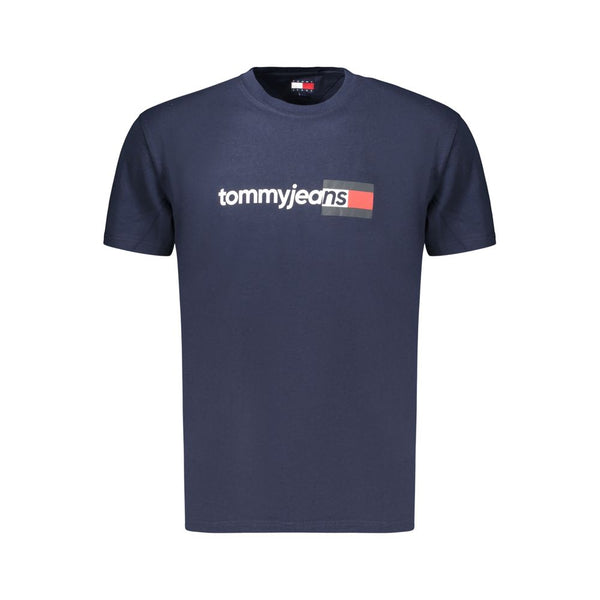Tommy Hilfiger Crew Neck T-Shirt — Blue Cotton