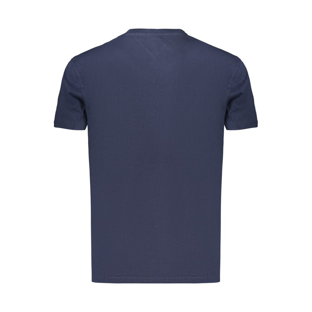 Tommy Hilfiger Crew Neck T-Shirt — Blue Cotton