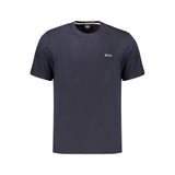 Hugo Boss Crew Neck T-Shirt — Blue Cotton
