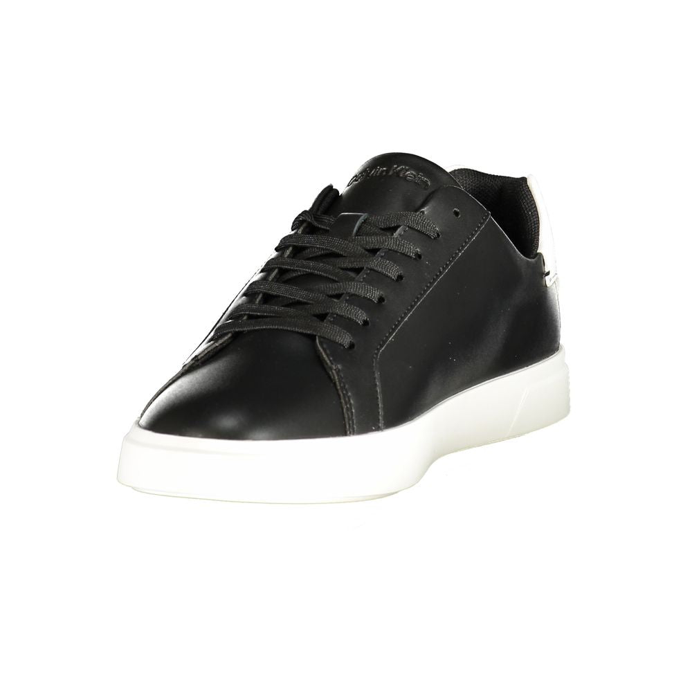 Calvin Klein Athletic Sneaker — Black Polyurethane