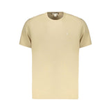 Calvin Klein Crew Neck T-Shirt — Beige Cotton