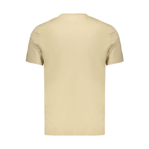 Calvin Klein Crew Neck T-Shirt — Beige Cotton