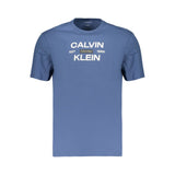 Calvin Klein Crew Neck T-Shirt — Blue Cotton