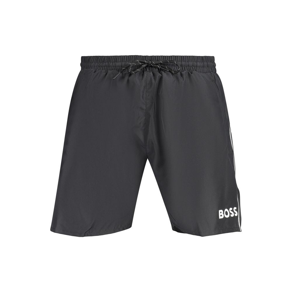 Hugo Boss Shorts — Black Polyester