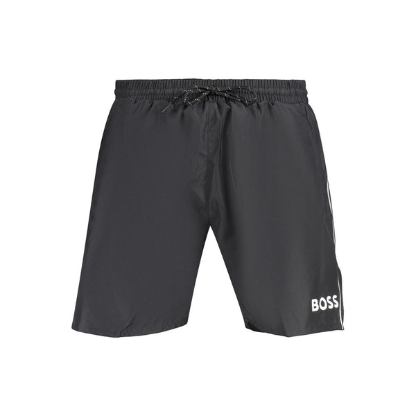 Hugo Boss Shorts — Black Polyester