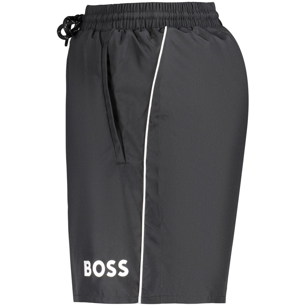 Hugo Boss Shorts — Black Polyester