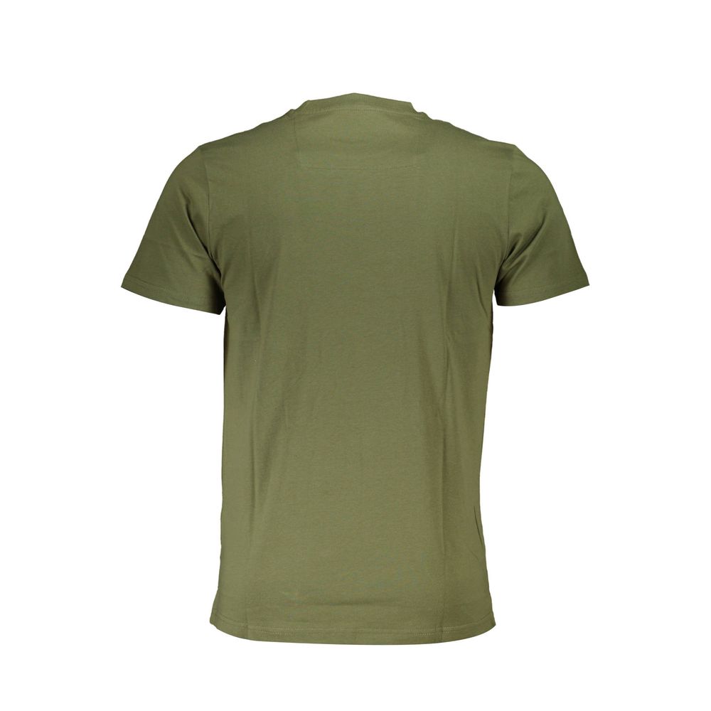 Cavalli Class Crew Neck T-Shirt — Green Cotton