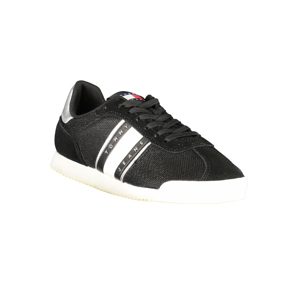 Tommy Hilfiger Athletic Sneaker — Black Polyester