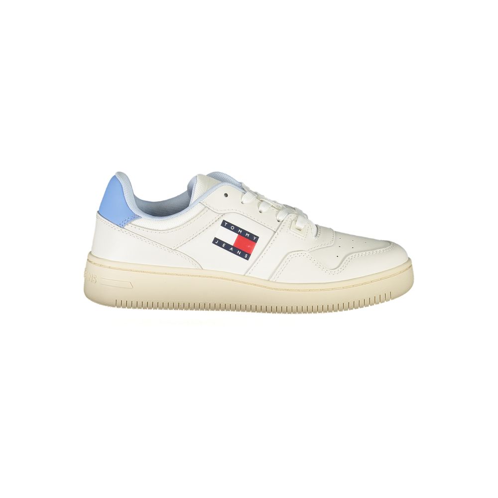 Tommy Hilfiger Athletic Sneaker — White Polyurethane