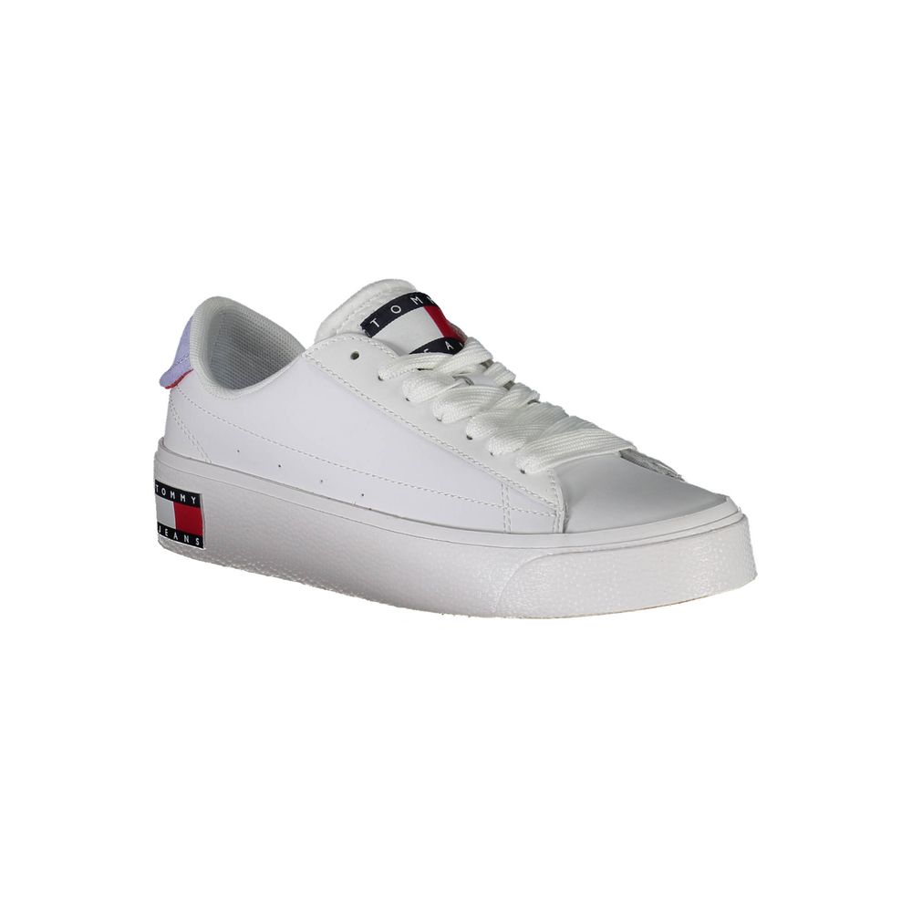 Tommy Hilfiger Leather Sneaker — White