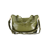 Mario Valentino Bag — Green Polyurethane, Adjustable Strap