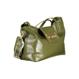 Mario Valentino Bag — Green Polyurethane, Adjustable Strap