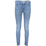Tommy Hilfiger Skinny Jeans — Light Blue Cotton