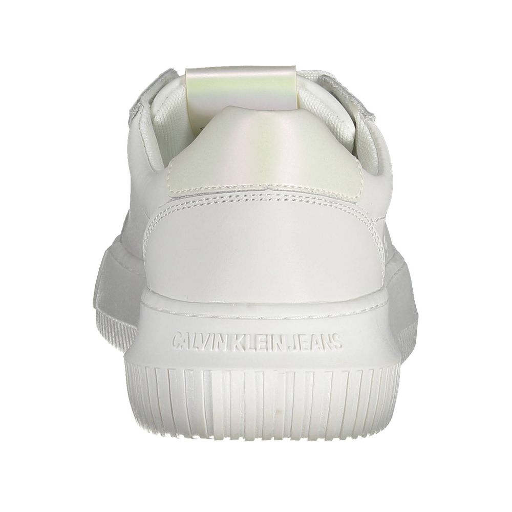 Calvin Klein Leather Sneaker — White