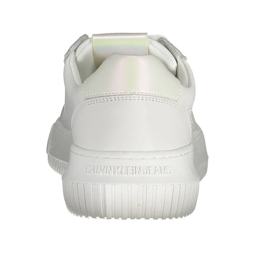 Calvin Klein Leather Sneaker — White