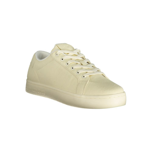 Calvin Klein Low-Top Sneaker — White Polyester