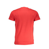 Cavalli Class Crew Neck T-Shirt — Red Cotton