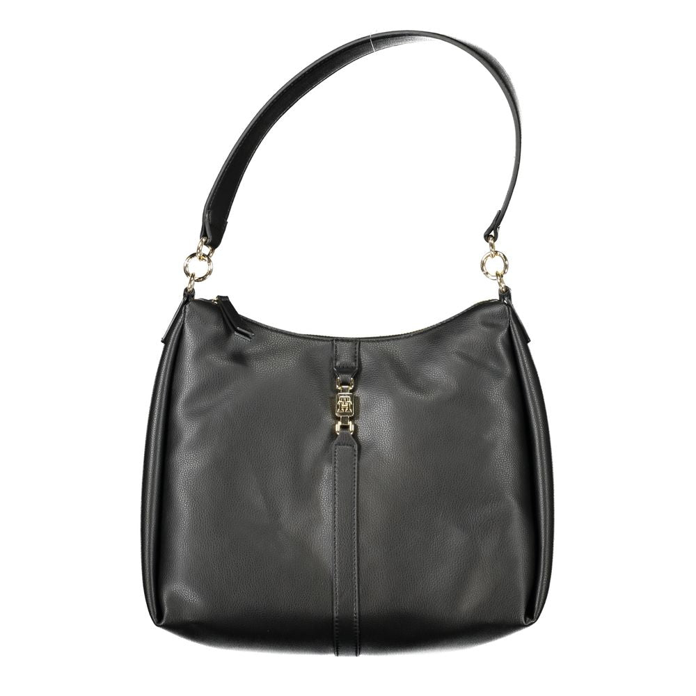Tommy Hilfiger Shoulder Bag — Black Polyester