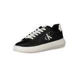 Calvin Klein Leather Sneaker — Black