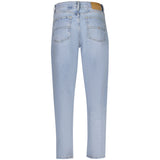 Tommy Hilfiger High-Waisted Mom Jeans — Blue Cotton