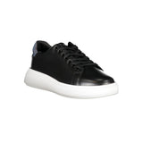 Calvin Klein Low-Top Sneaker — Black Leather