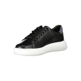 Calvin Klein Low-Top Sneaker — Black Leather