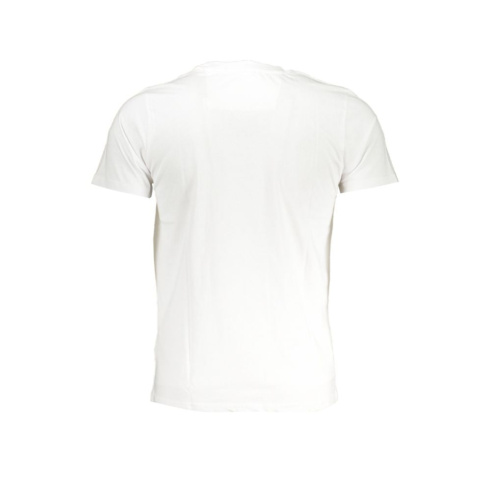 Cavalli Class Crew Neck T-Shirt — White Cotton