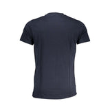 Cavalli Class Crew Neck T-Shirt — Blue Cotton
