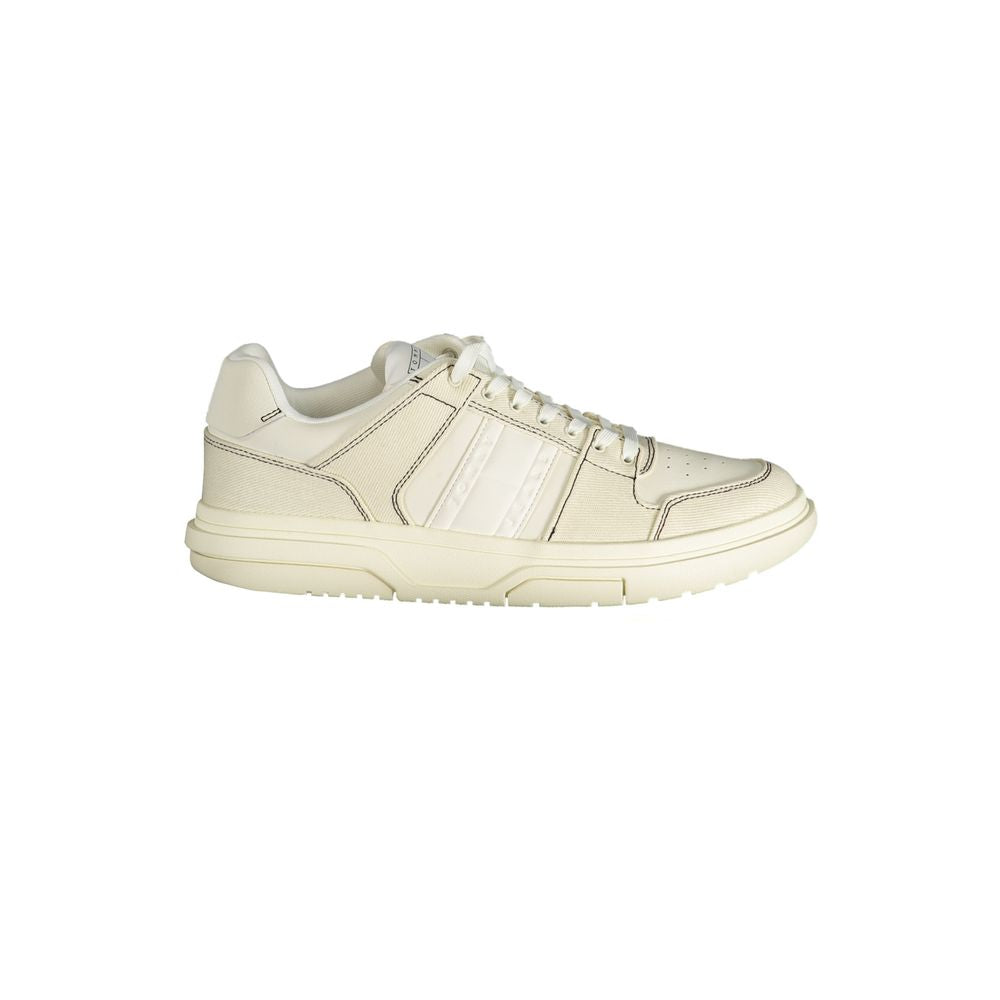 Tommy Hilfiger Low-Top Sneaker — White Polyurethane
