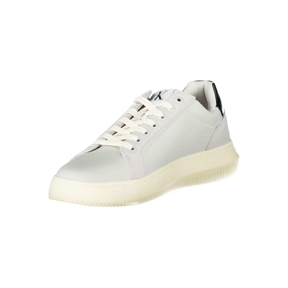 Calvin Klein Low-Top Sneaker — Gray Polyurethane