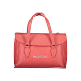 Mario Valentino Bag — Red Polyurethane, Handles and Shoulder Strap