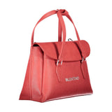 Mario Valentino Bag — Red Polyurethane, Handles and Shoulder Strap