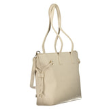 Mario Valentino Bag — Beige Polyurethane, Adjustable Straps