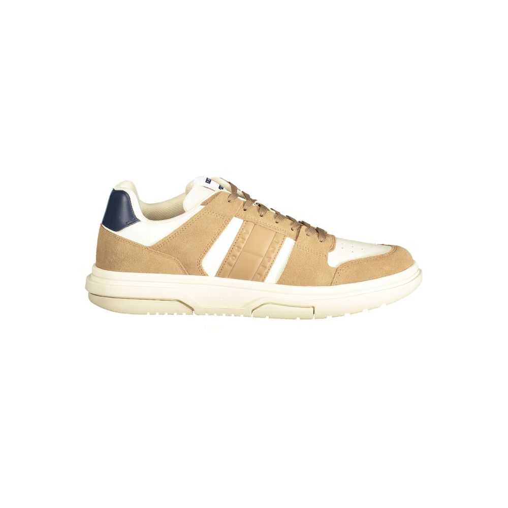 Tommy Hilfiger Athletic Sneaker — Beige Leather