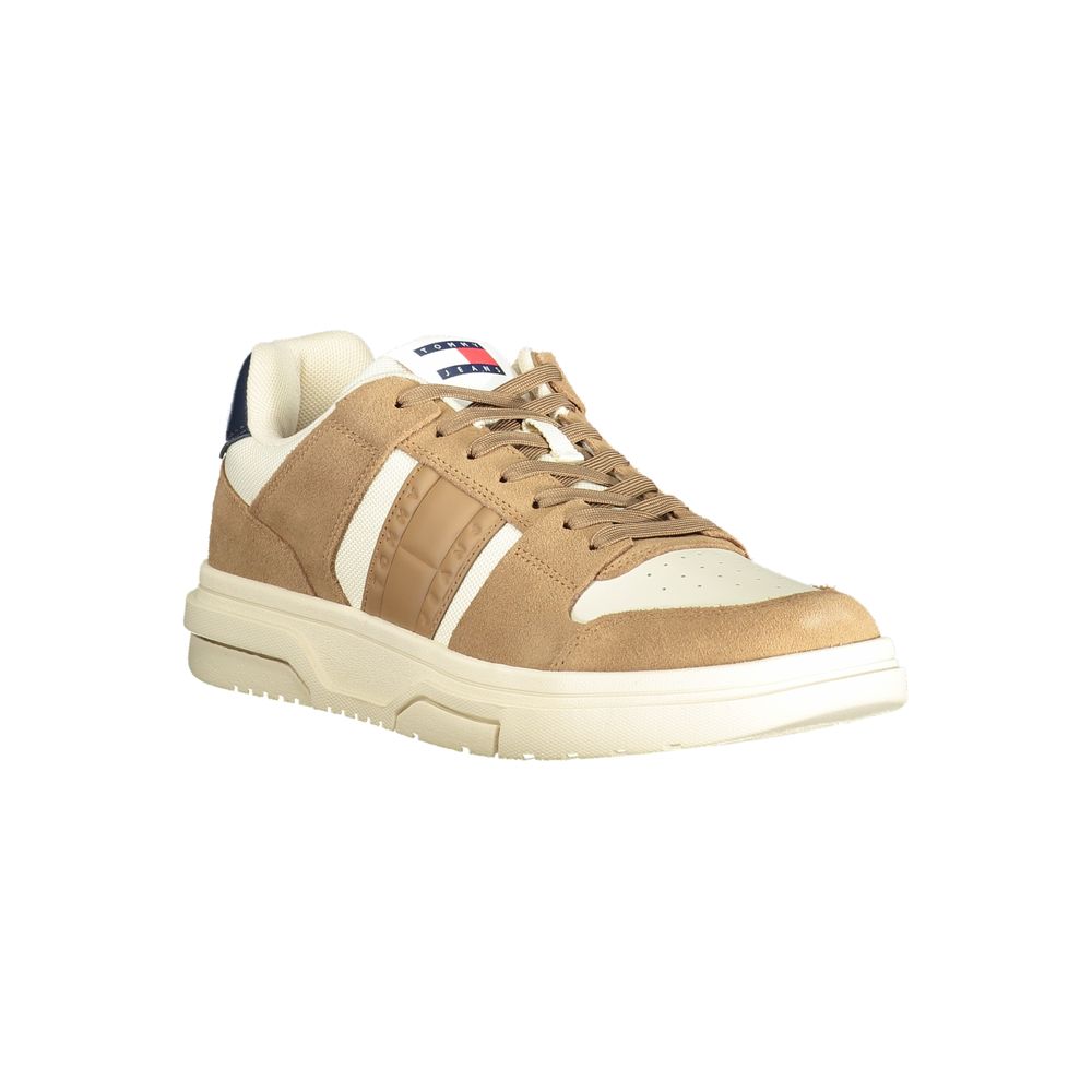 Tommy Hilfiger Athletic Sneaker — Beige Leather