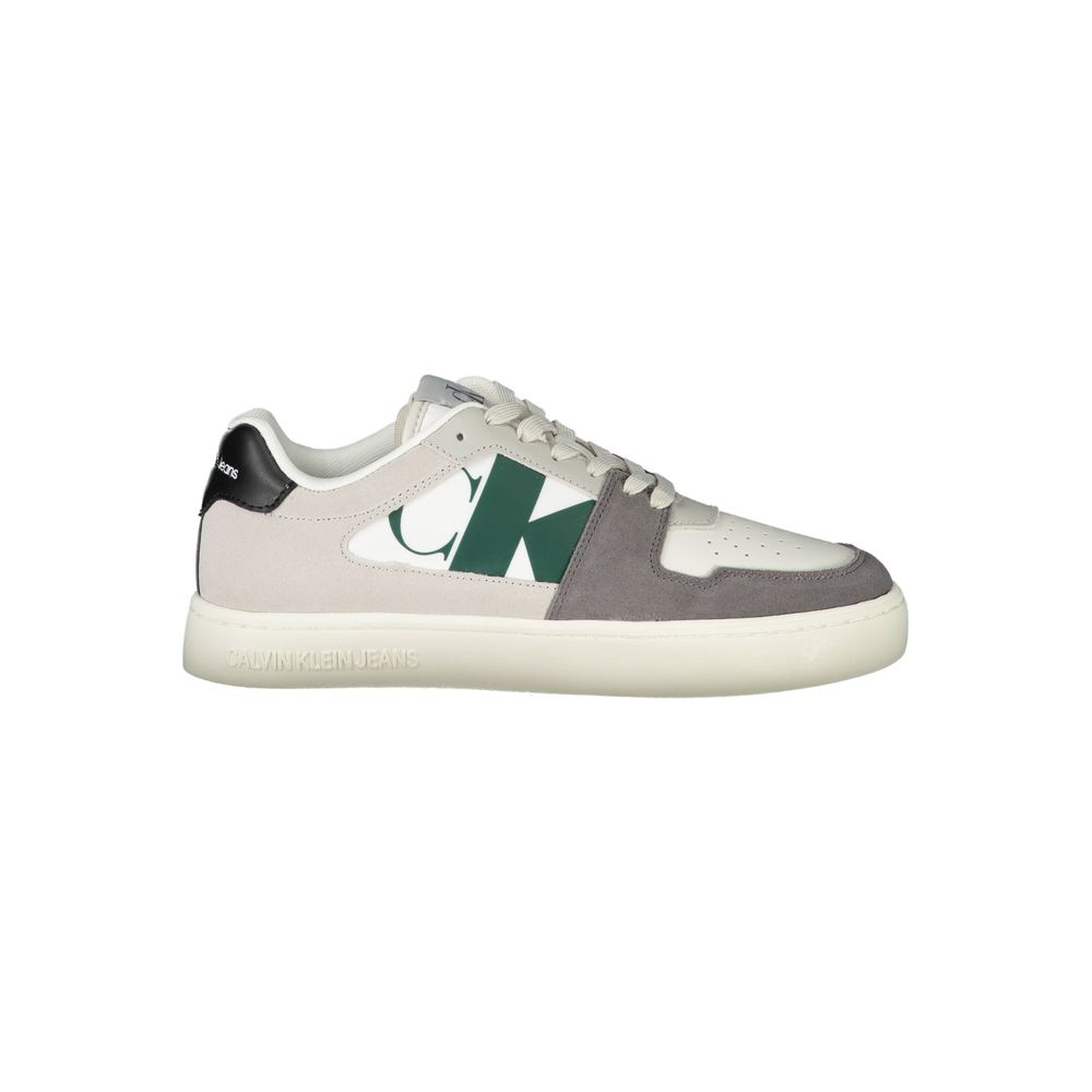 Calvin Klein Athletic Sneaker — White Polyester
