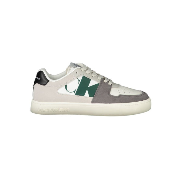 Calvin Klein Athletic Sneaker — White Polyester