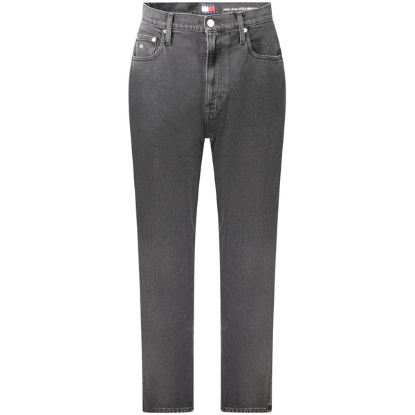 Tommy Hilfiger Mom Jeans — Black Cotton