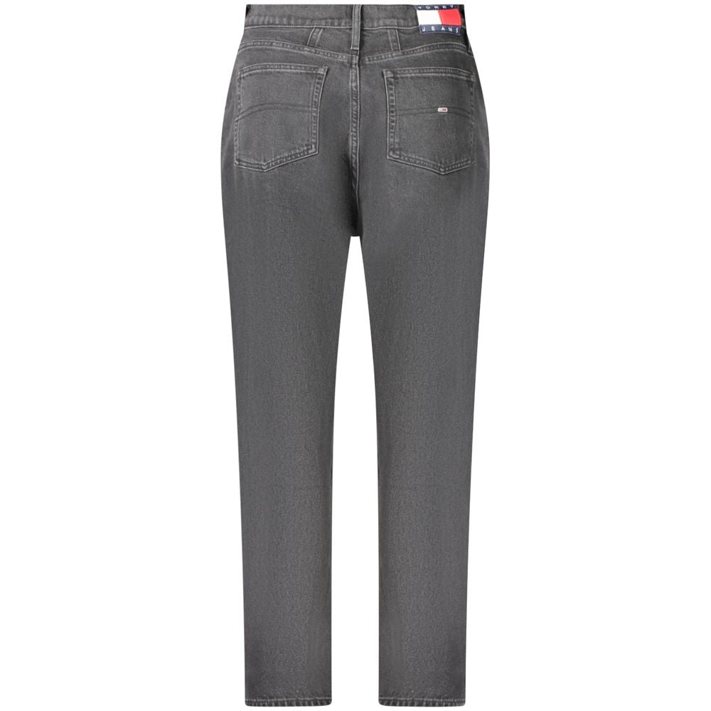 Tommy Hilfiger Mom Jeans — Black Cotton