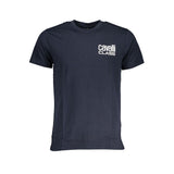 Cavalli Class Crew Neck T-Shirt — Blue Cotton